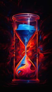 Sand Timer Art iPhone Wallpaper HD