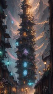 Tallest Castle Ai Art iPhone Wallpaper 4K