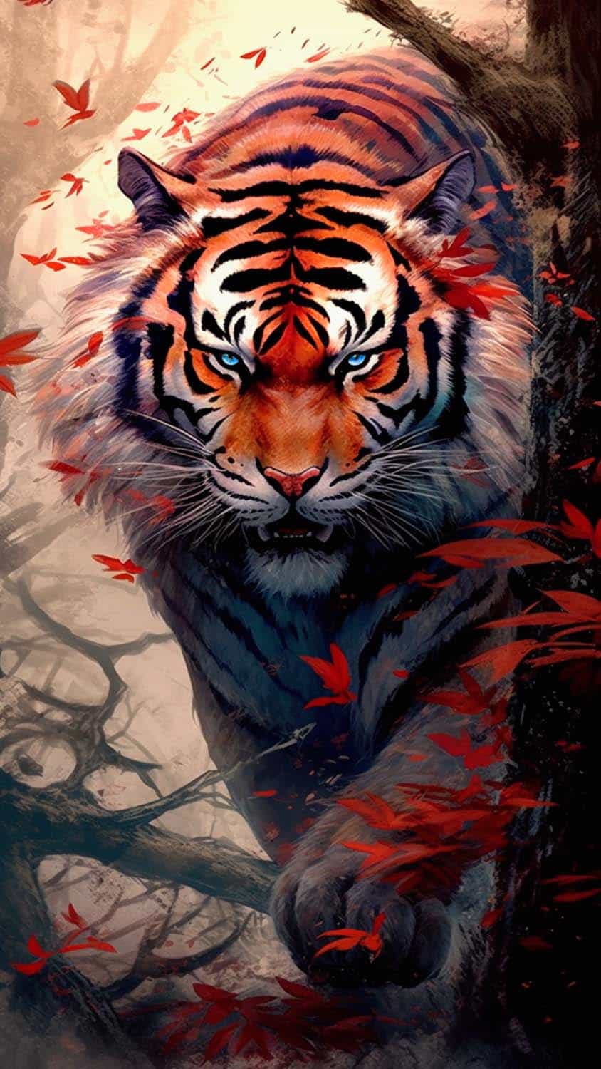 The Tiger iPhone Wallpaper 4K
