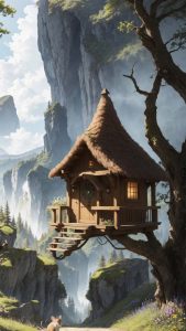 Tree House iPhone Wallpaper 4K