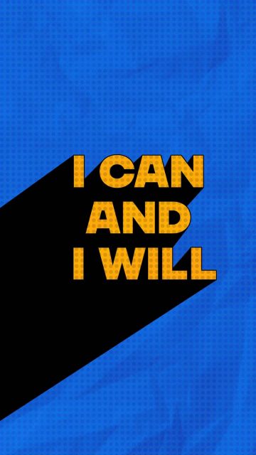 i can and will iPhone Wallpaper HD
