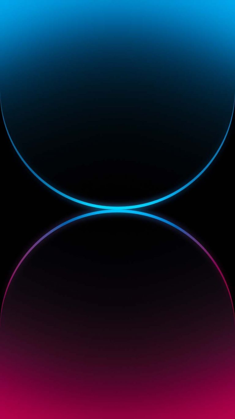 iPhone 15 Pro Max Dual Gradient Blue and Red Wallpaper - iPhone Wallpapers