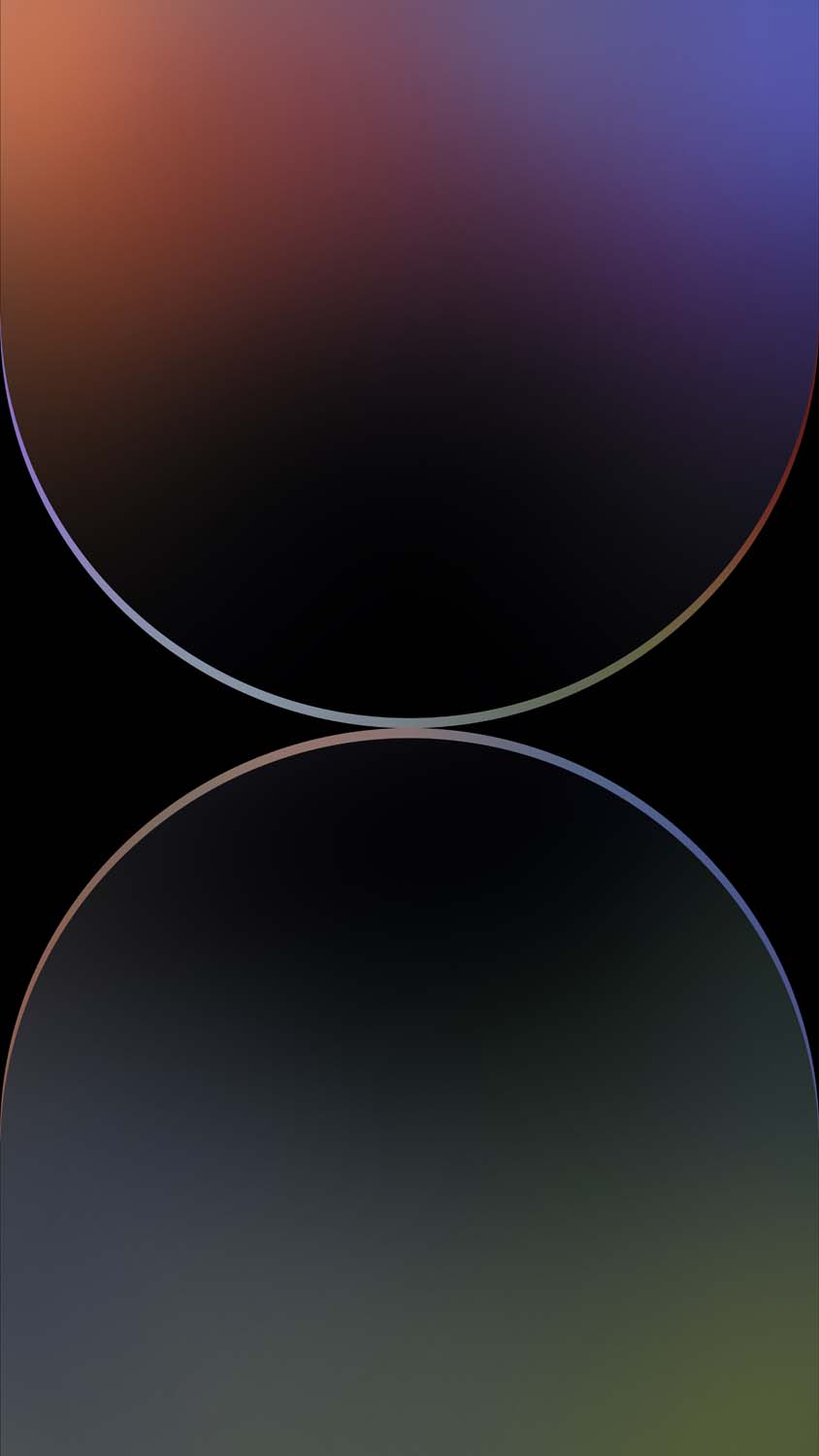 iPhone 15 Pro Max Dual Gradient Oled Wallpaper » iPhone Wallpapers