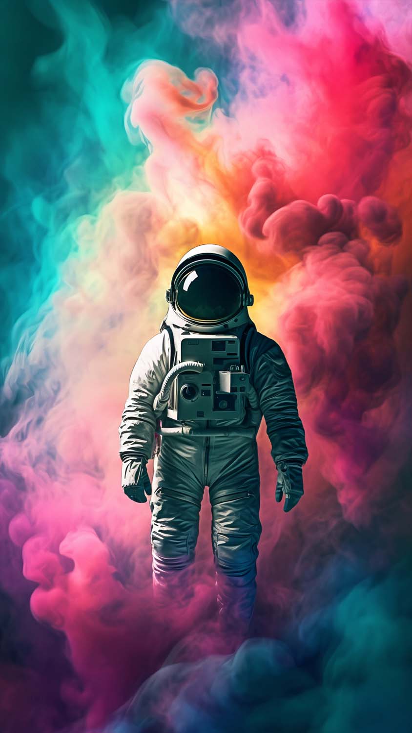 Astronaut Art iPhone Wallpaper 4K - iPhone Wallpapers