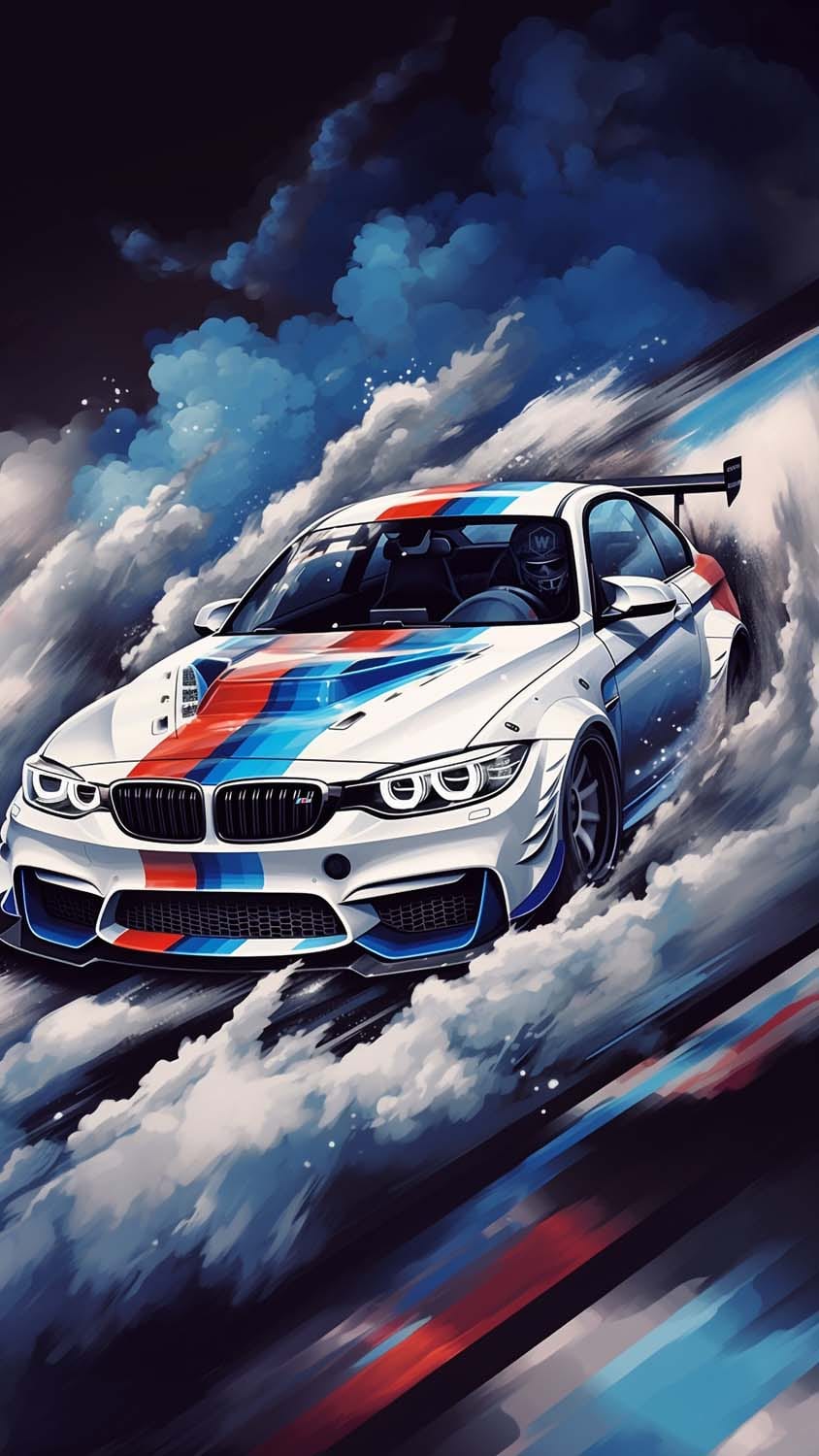 BMW Racing iPhone Wallpaper 4K