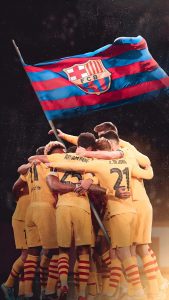 Barcelona Team iPhone Wallpaper 4K