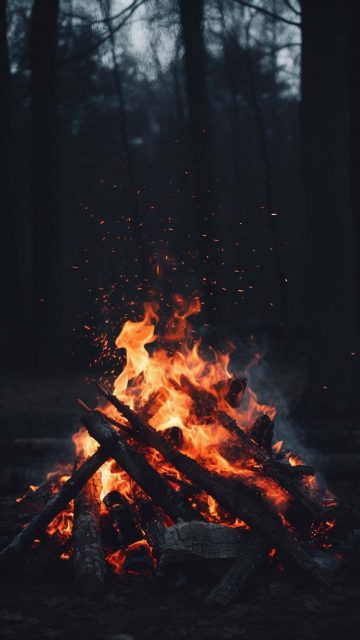 BonFire iPhone Wallpaper 4K