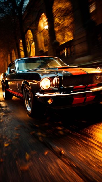 Bullitt Mustang iPhone Wallpaper 4K