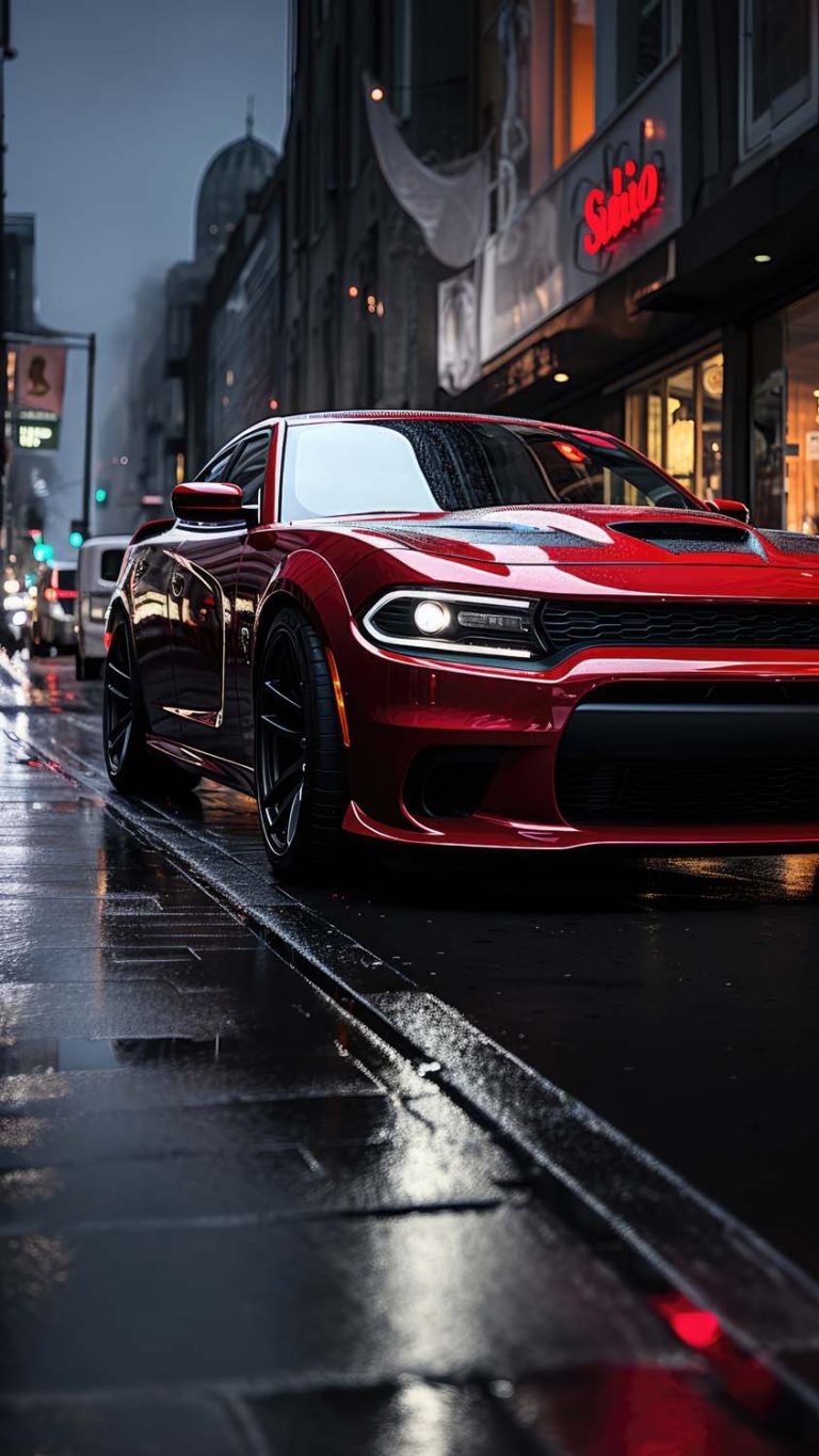 Dodge Charger SRT iPhone Wallpaper 4K - iPhone Wallpapers