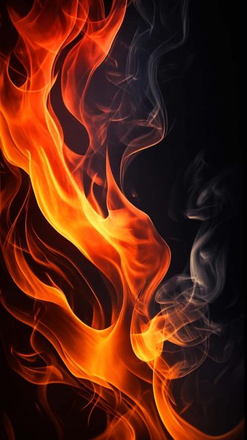Fire Flame iPhone Wallpaper 4K