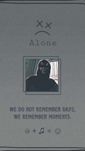 Forever Alone iPhone Wallpaper 4K