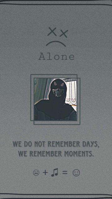 Forever Alone iPhone Wallpaper 4K