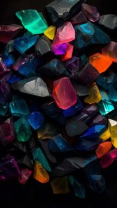 Gemstones iPhone Wallpaper 4K