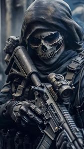 Ghost Soldier Army iPhone Wallpaper 4K