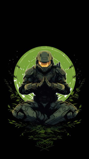 Halo the Master Chief iPhone Wallpaper 4K