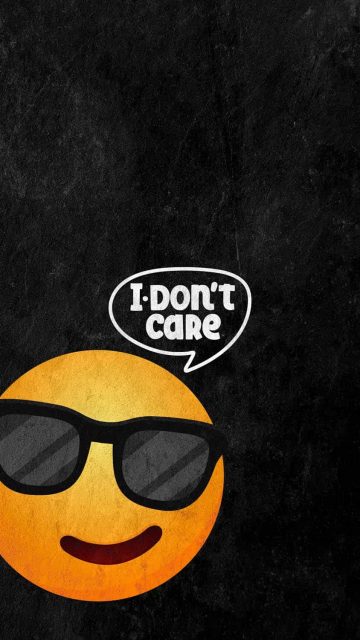 I Dont Care iPhone Wallpaper 4K