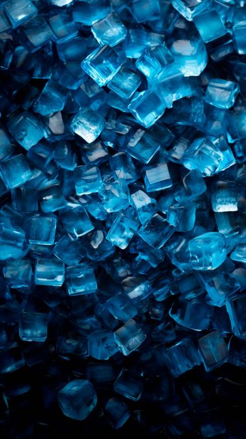 Ice Cubes iPhone Wallpaper 4K