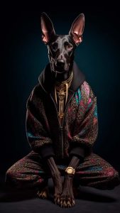 Millionaire Dog iPhone Wallpaper 4K