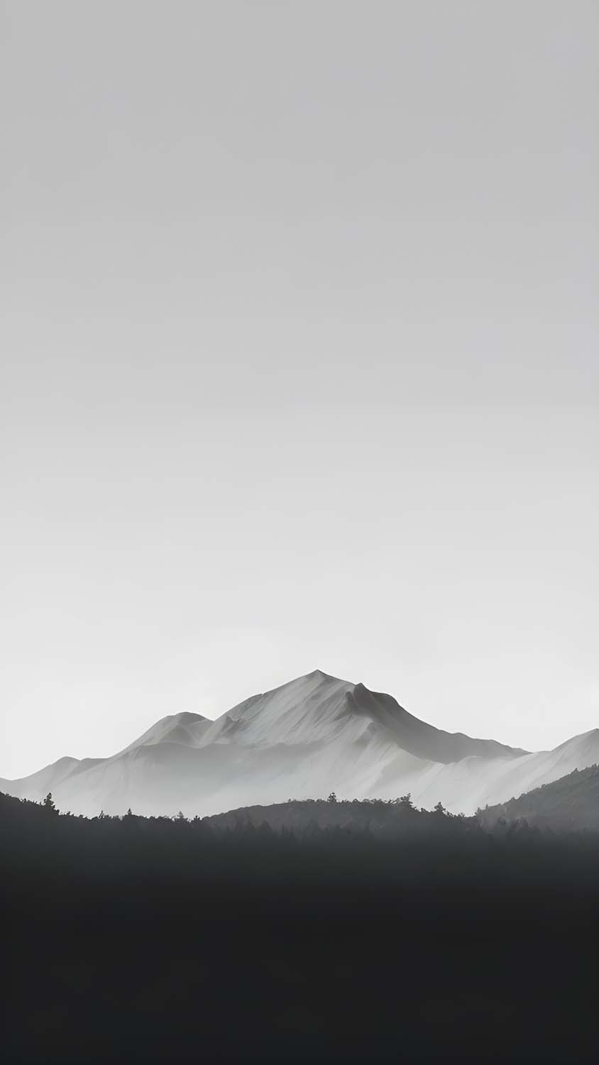 Monochrome Landscape iPhone Wallpaper 4K