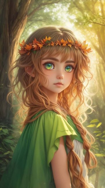 Nature Girl iPhone Wallpaper 4K