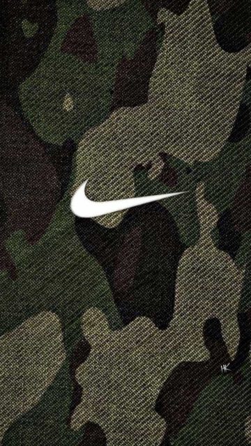 Nike Camouflage iPhone Wallpaper 4K