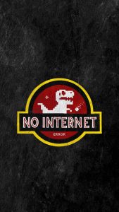 No Internet Error iPhone Wallpaper 4K