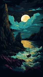 Ocean Big Rocks Shore iPhone Wallpaper 4K