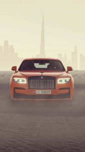 Rolls Royce Black Badge Ghost iPhone Wallpaper 4K