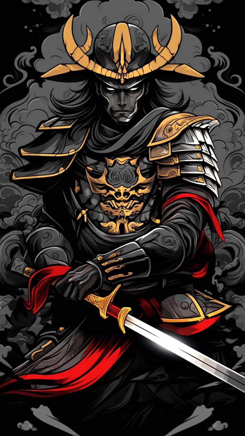 Samurai Warrior iPhone Wallpaper 4K