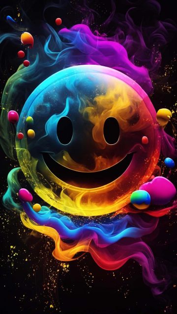 Smile Emoji iPhone Wallpaper 4K