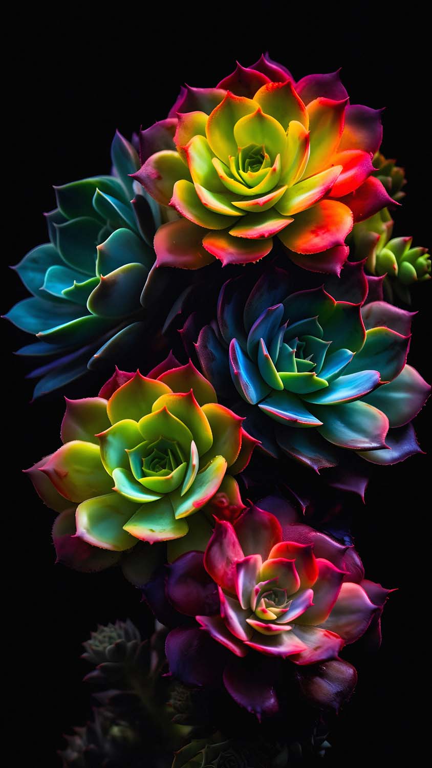 Succulent Plant iPhone Wallpaper 4K