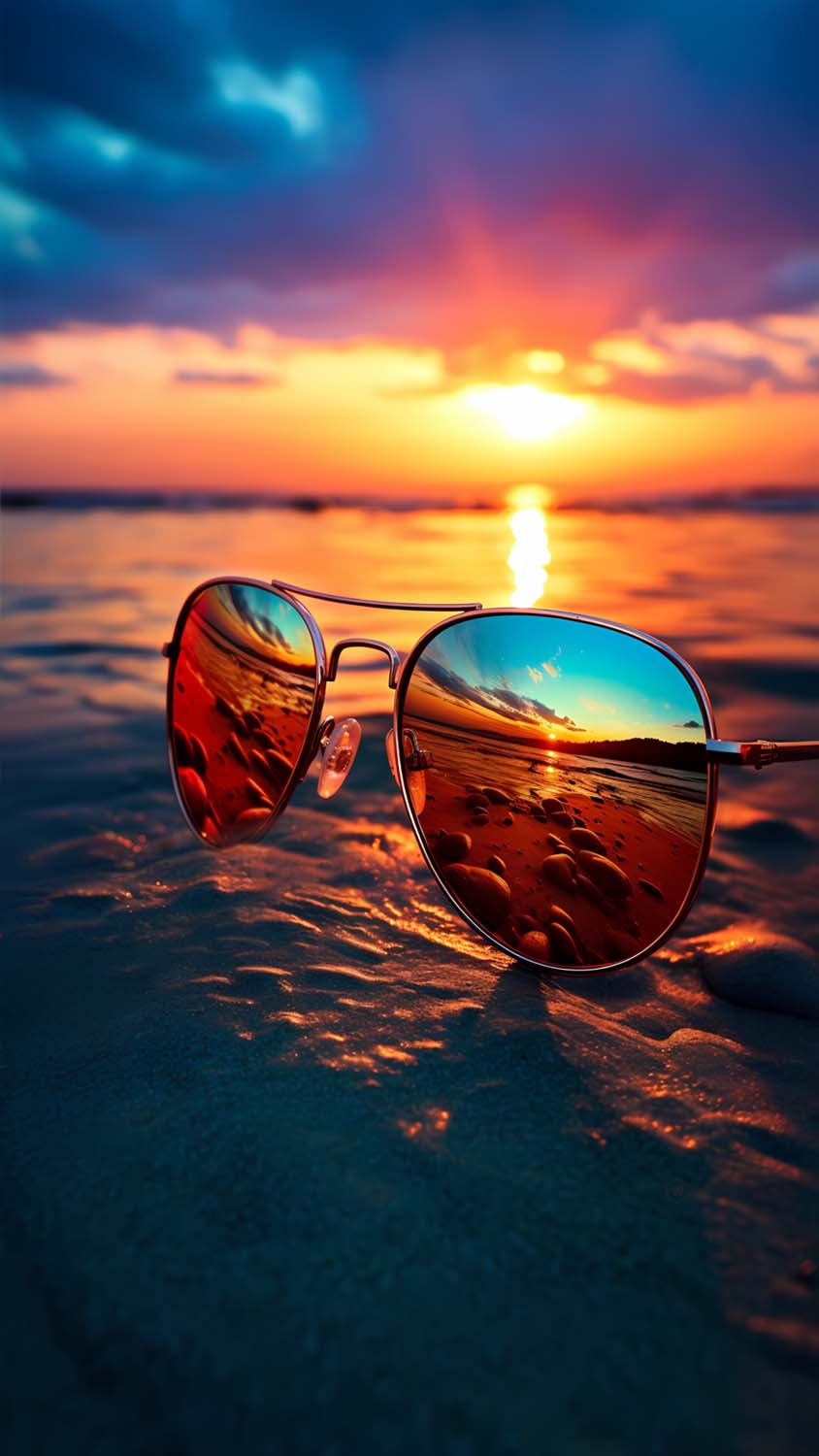 Sunglases iPhone Wallpaper 4K