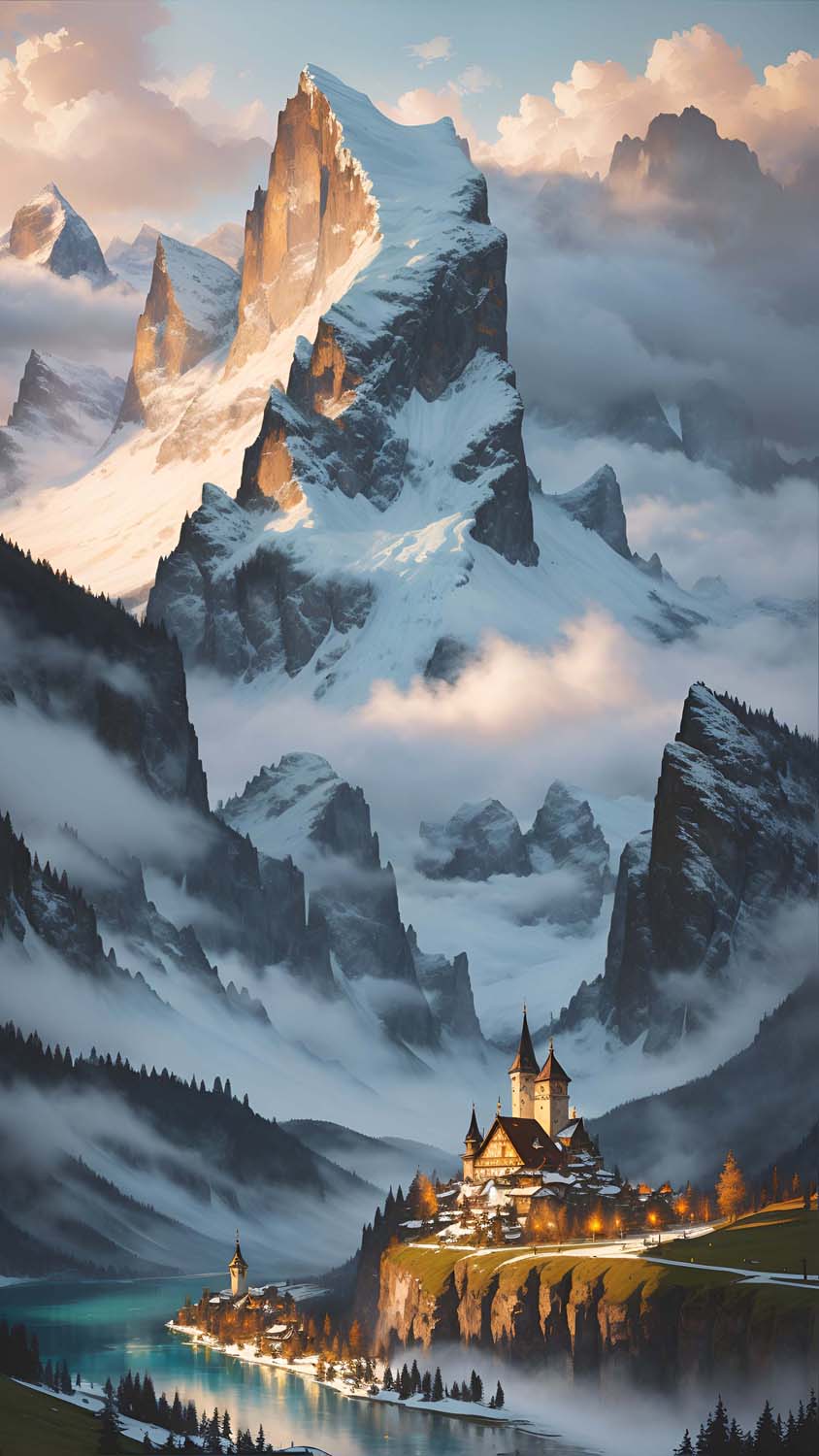 Swiss Castle iPhone Wallpaper 4K