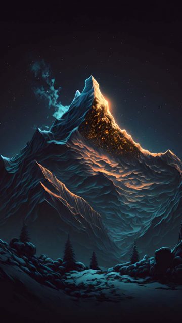 The Mountain iPhone Wallpaper 4K