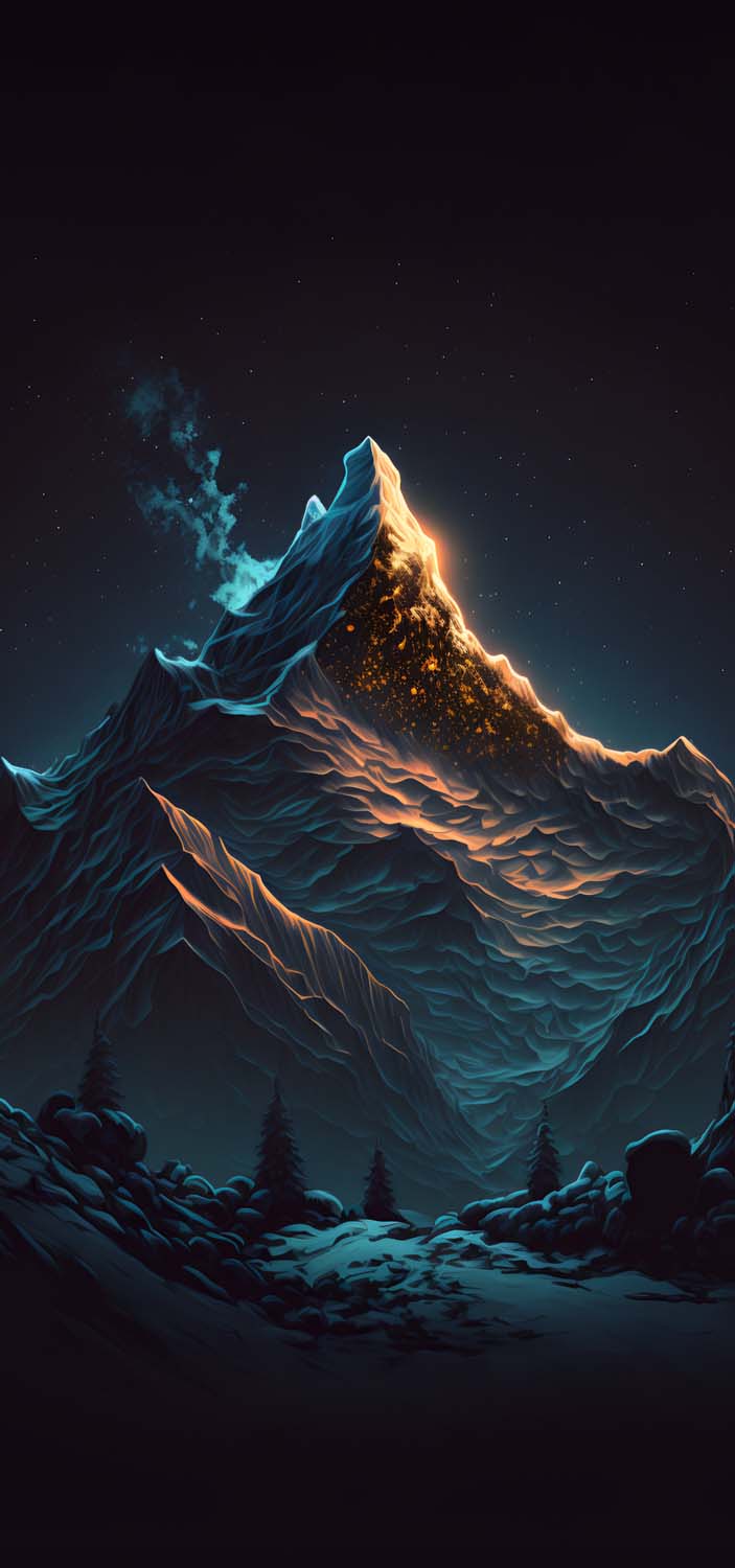 The Mountain iPhone Wallpaper 4K