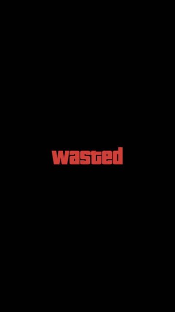 Wasted iPhone Wallpaper 4K