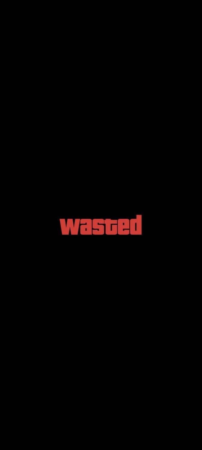 Wasted iPhone Wallpaper 4K