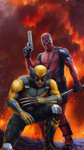 Wolverine and Deadpool Unstoppable iPhone Wallpaper 4K