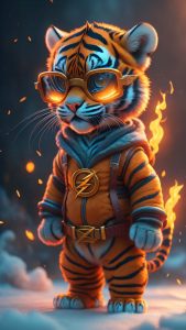 Baby Tiger iPhone Wallpaper 4K