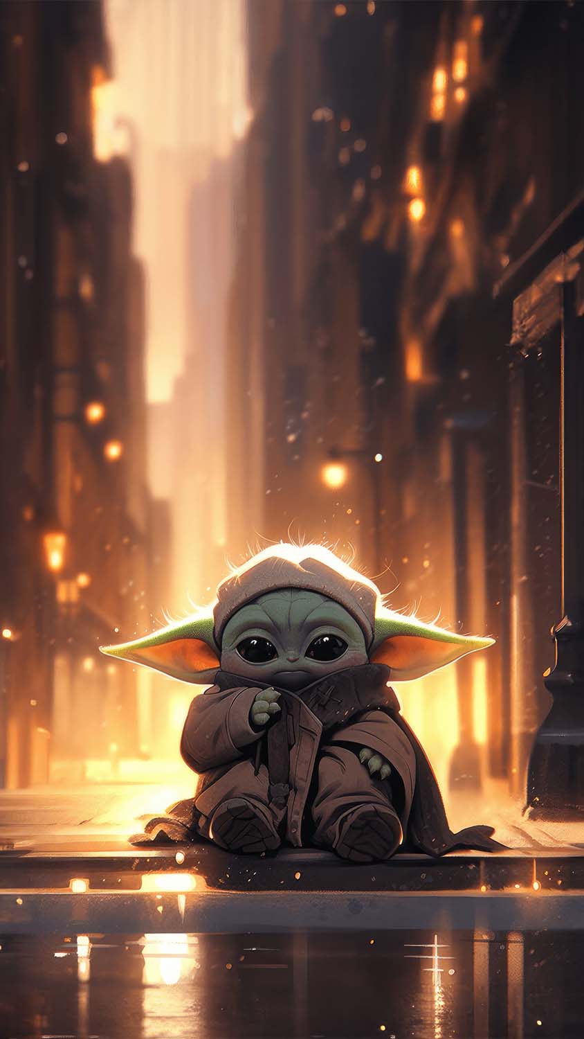 Baby Yoda iPhone Wallpaper 4K