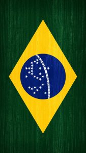 Brazil Flag iPhone Wallpaper 4K