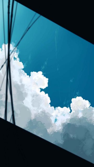 Cloudy Sky iPhone Wallpaper 4K