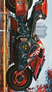 Cyberpunk Bike iPhone Wallpaper 4K