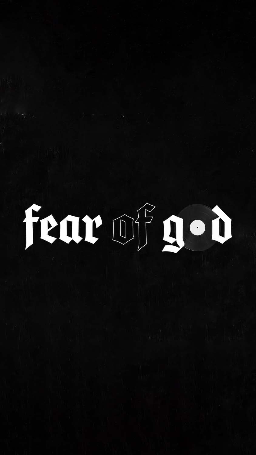Fear of God iPhone Wallpaper 4K