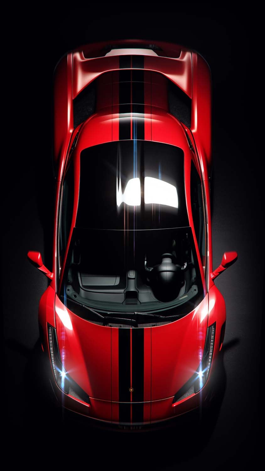 Ferrari Red iPhone Wallpaper 4K