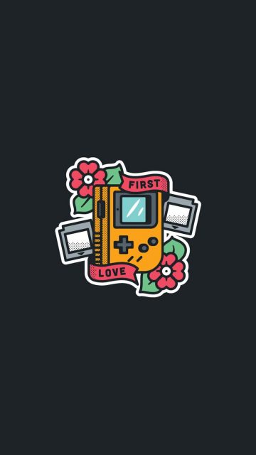 Gameboy First Love iPhone Wallpaper 4K