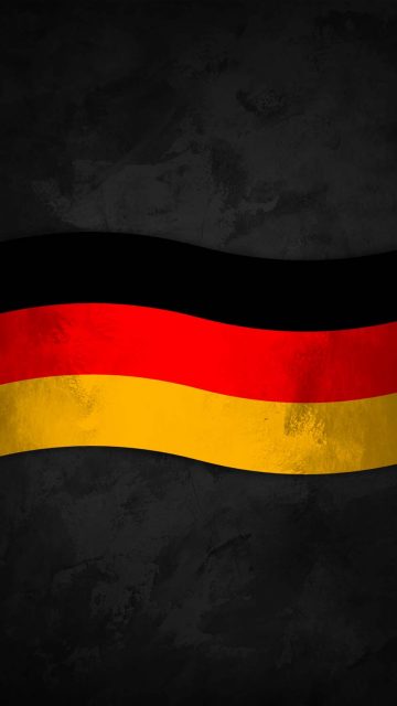 Germany Flag iPhone Wallpaper 4K