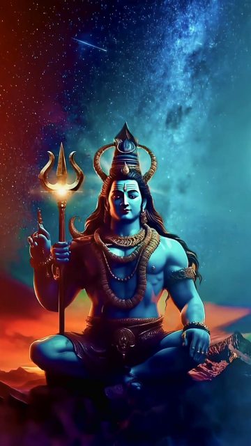 God Shiva iPhone Wallpaper 4K