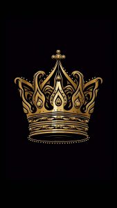 Golden Crown iPhone Wallpaper 4K