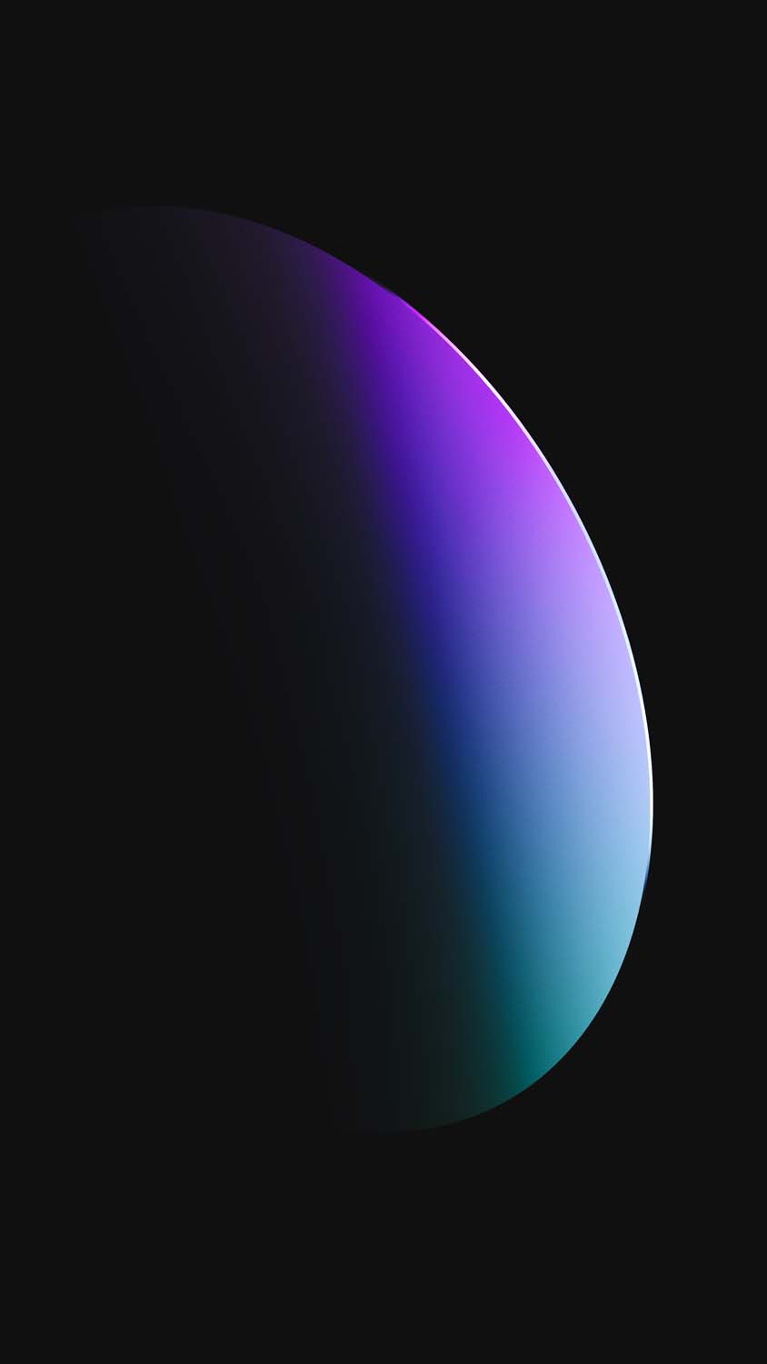 Gradient Sphere iPhone Wallpaper 4K